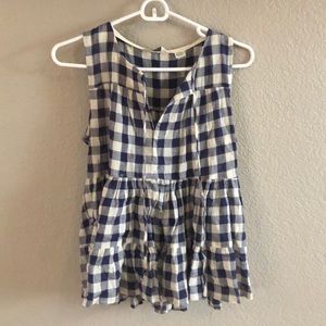 Anthropologie peplum top